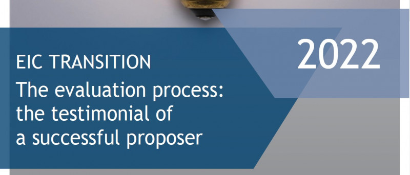 The evaluation process: the testimonial of a successful proposer