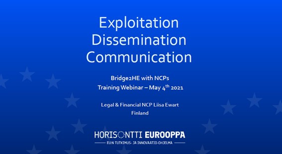 Explotation Dissemination Communication
