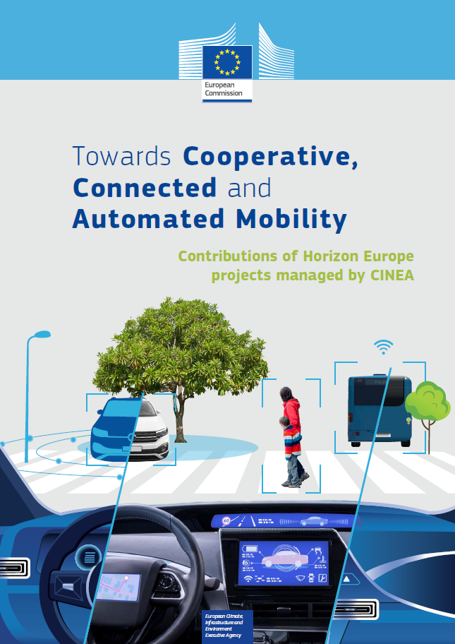 docuement cover page showing a city context with vehicles and pedestrians