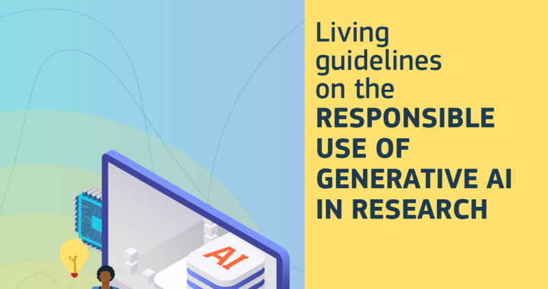 Living guidelines on the responsible use of generative AI in research