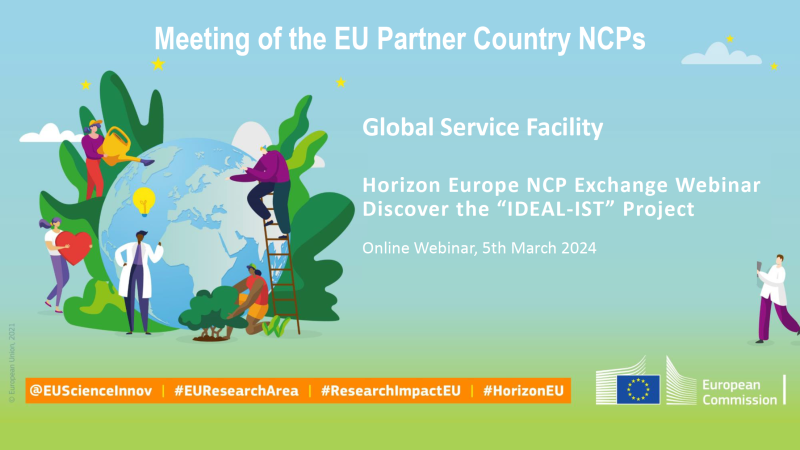 GSF Horizon NCP Exchange Webinar - IDEAL-IST
