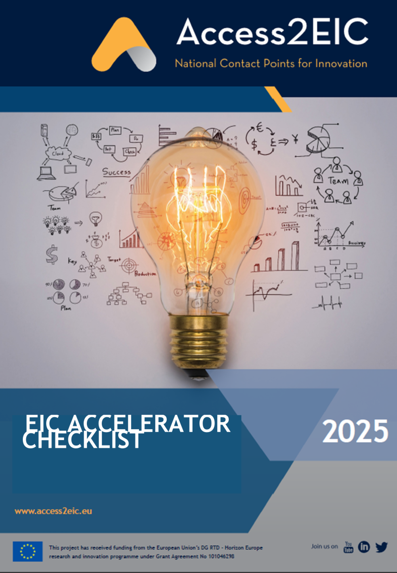 checklist before applying to EIC Accelerator